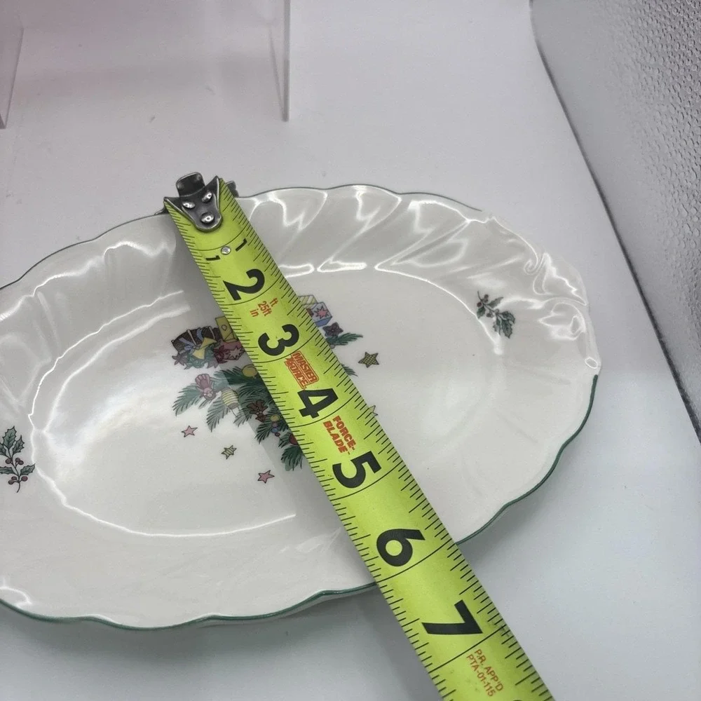 Nikko~Christmastime/Happy Holidays~Relish Tray~IOB